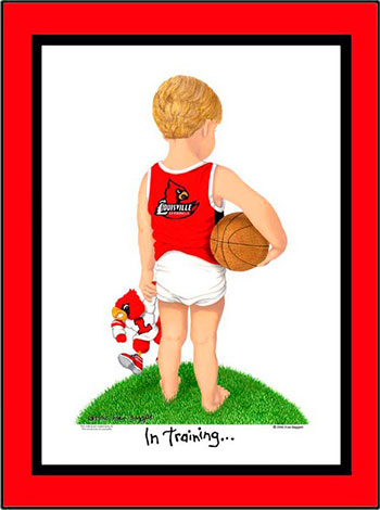 Louisville In Training Basketball Player