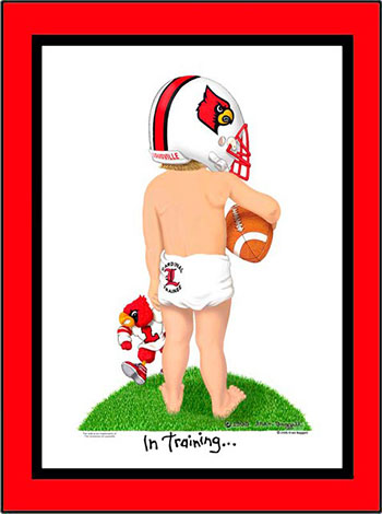 Louisville In Training Football Player