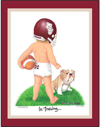 Mississippi State In Training Football Player
