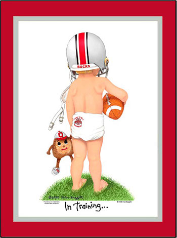 Ohio State In Training Football Player