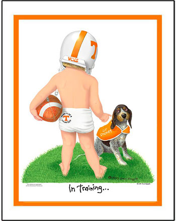Tennessee In Training Football Player