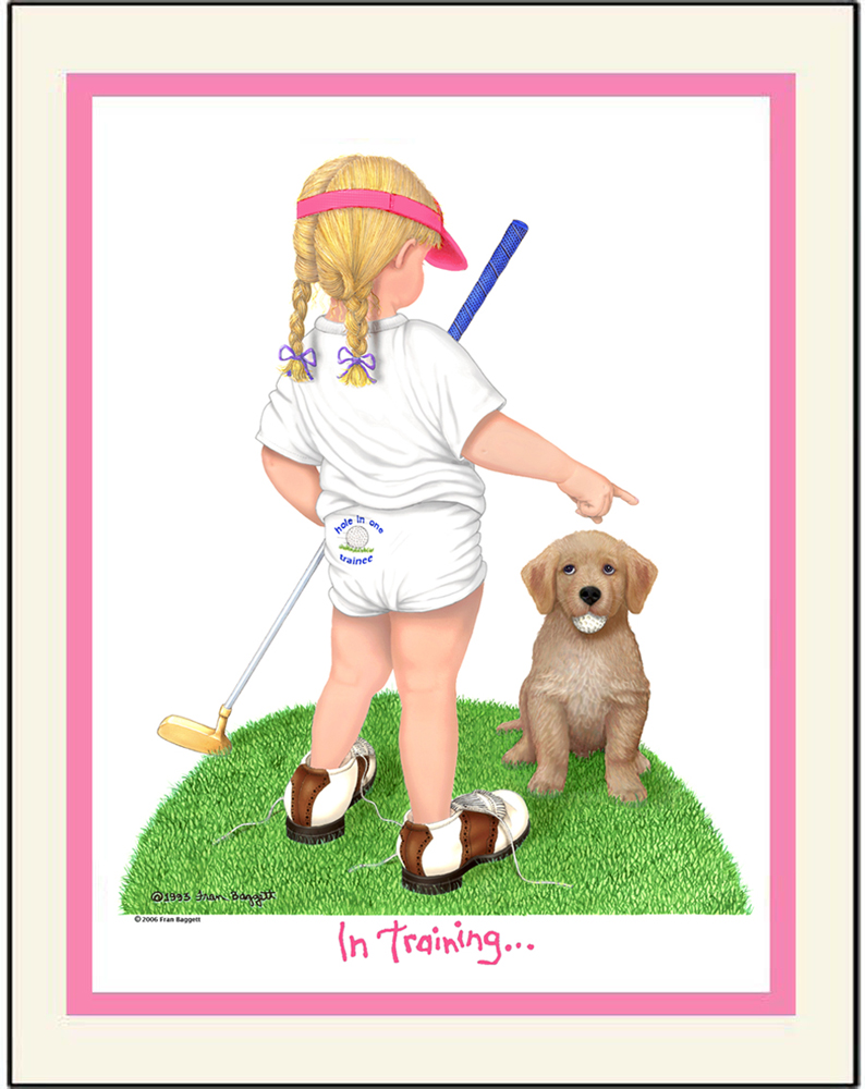 Golfer Girl “In Training“